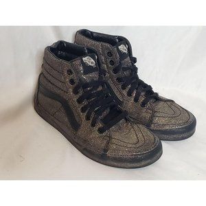 Vans Old Skool Sk8hi Black Rainbow Glitter W 7.5
